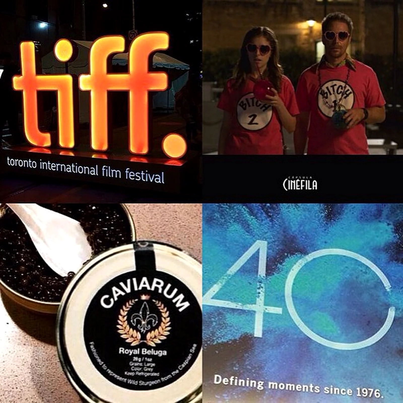Historical Caviarum social-media collage in TIFF context