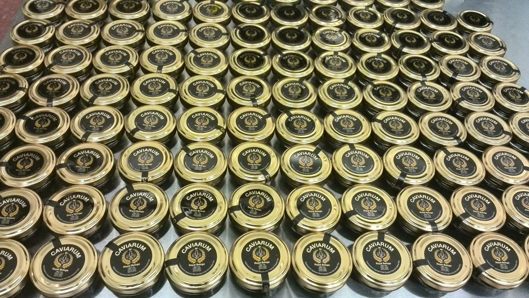 Documented commercial production batch of Caviarum Royal Beluga in Toronto