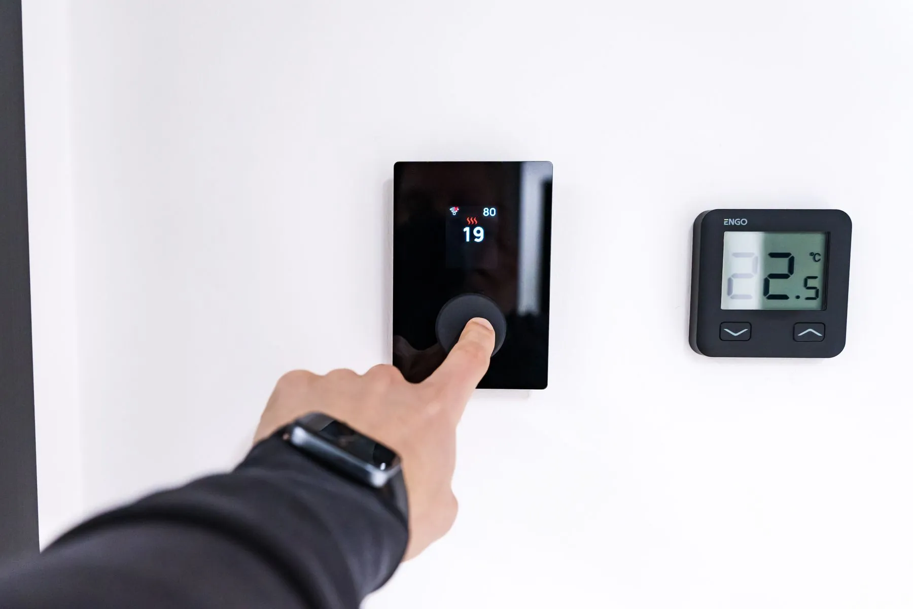 Digital temperature control in a modern home